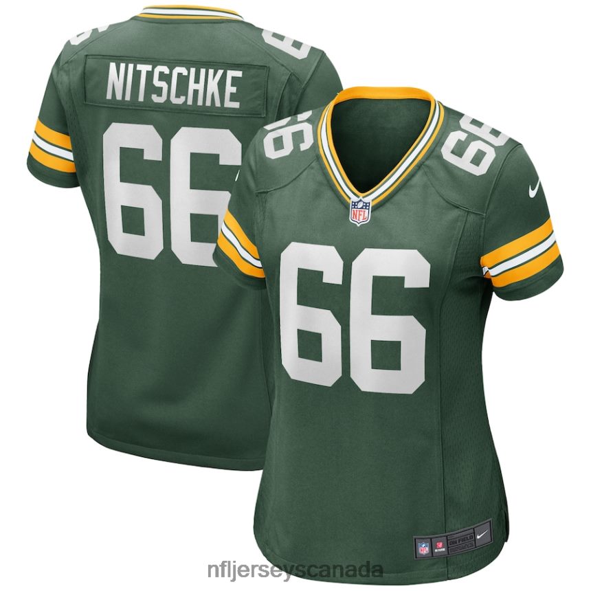Women Green Bay Packers Ray Nitschke Nike Green Game Retired Player Jersey Clothing NFL TBXFR63562