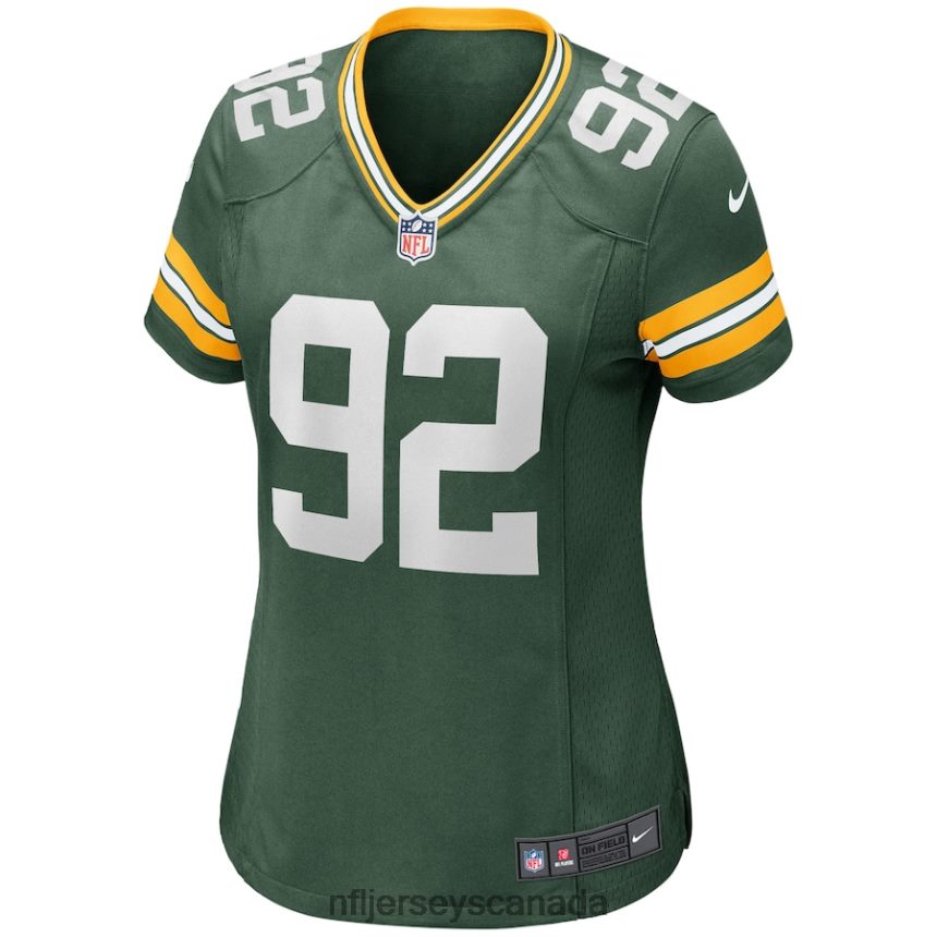 Women Green Bay Packers Reggie White Nike Green Game Retired Player Jersey Clothing NFL TBXFR63143