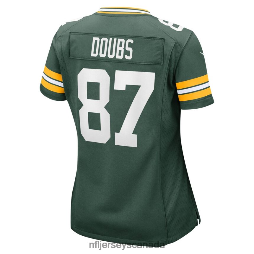 Women Green Bay Packers Romeo Doubs Nike Green Player Game Jersey Clothing NFL TBXFR64006