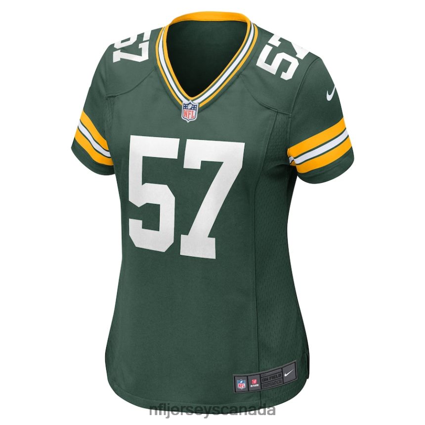 Women Green Bay Packers Tim Ward Nike Green Home Game Player Jersey Clothing NFL TBXFR65405