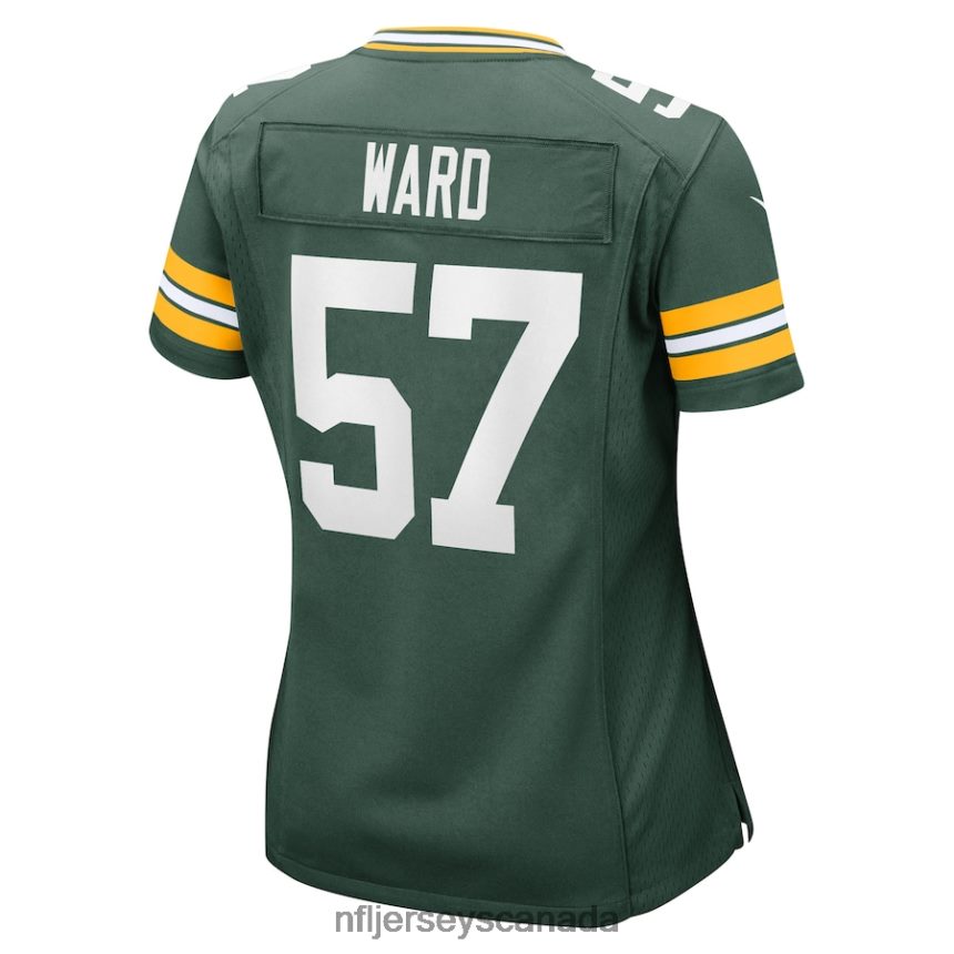 Women Green Bay Packers Tim Ward Nike Green Home Game Player Jersey Clothing NFL TBXFR65405