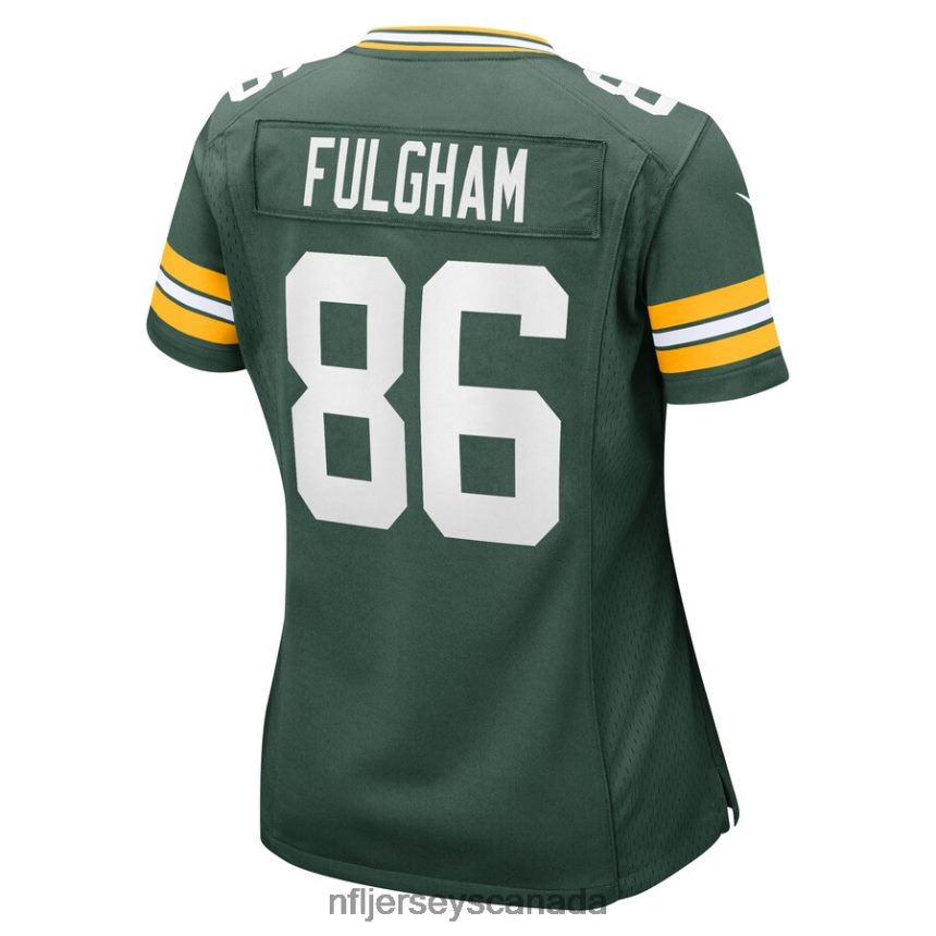 Women Green Bay Packers Travis Fulgham Nike Green Game Player Jersey Clothing NFL TBXFR65148