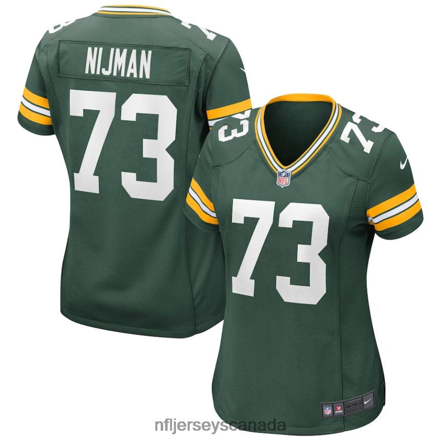 Women Green Bay Packers Yosh Nijman Nike Green Game Jersey Clothing NFL TBXFR65320