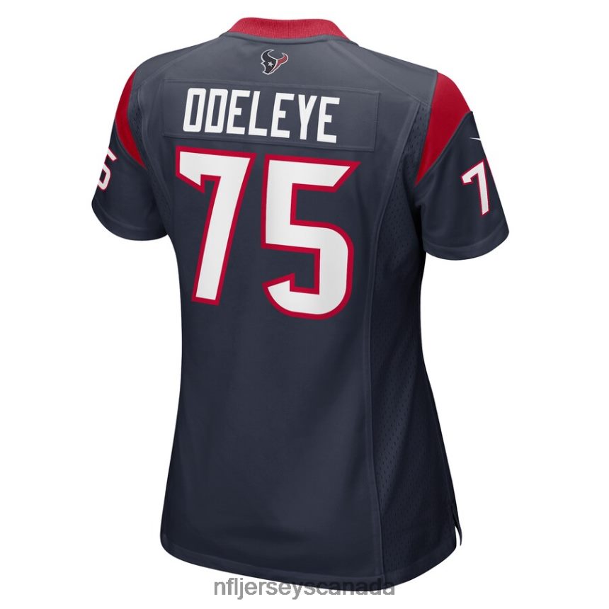 Women Houston Texans Adedayo Odeleye Nike Navy Game Player Jersey Clothing NFL TBXFR66014
