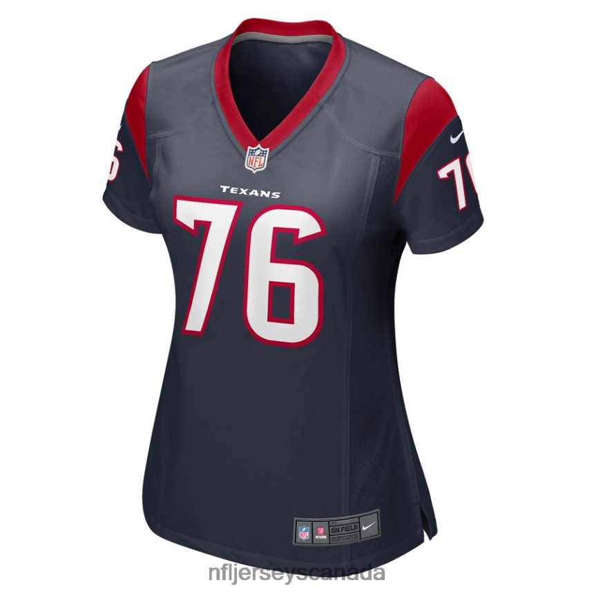 Women Houston Texans Austin Deculus Nike Navy Game Player Jersey Clothing NFL TBXFR66659