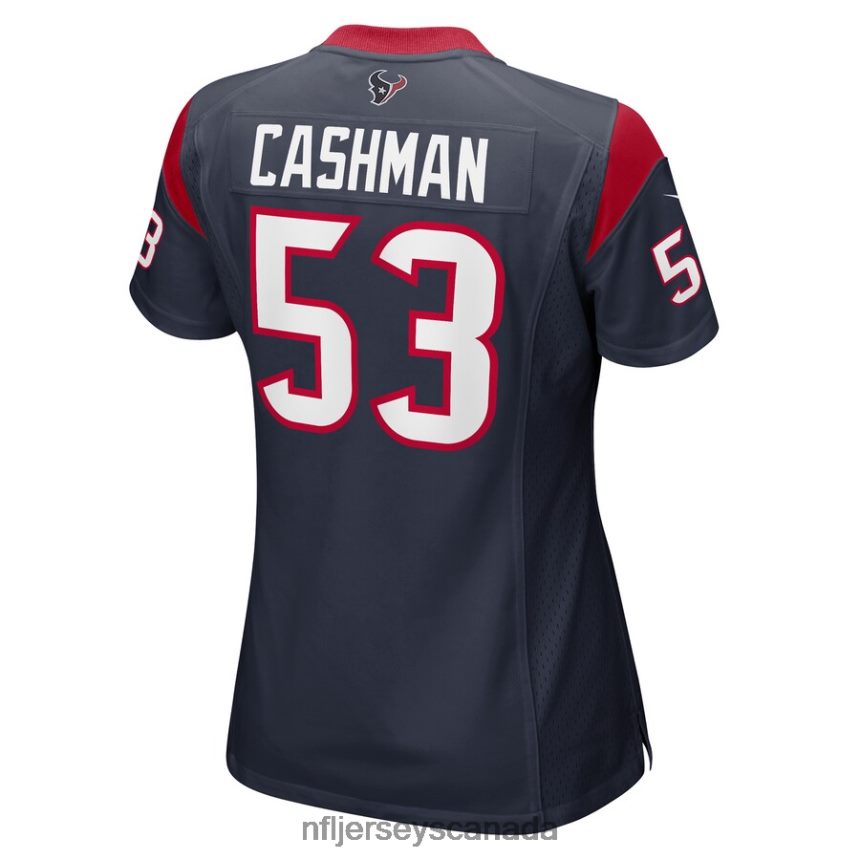 Women Houston Texans Blake Cashman Nike Navy Game Player Jersey Clothing NFL TBXFR66837