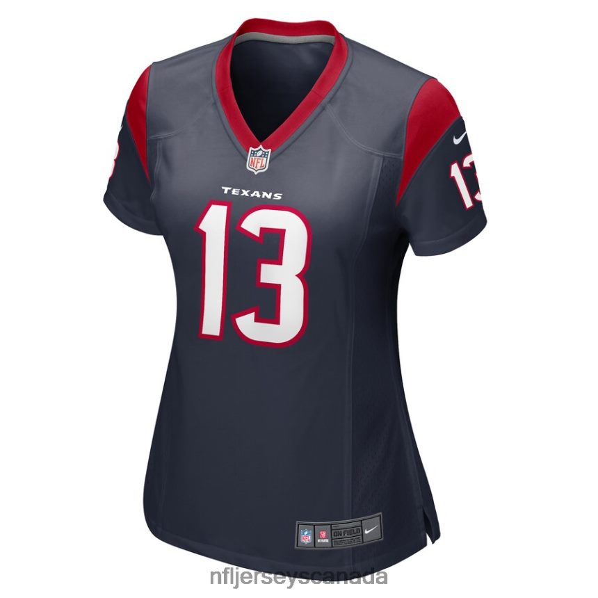 Women Houston Texans Brandin Cooks Nike Navy Game Jersey Clothing NFL TBXFR66580
