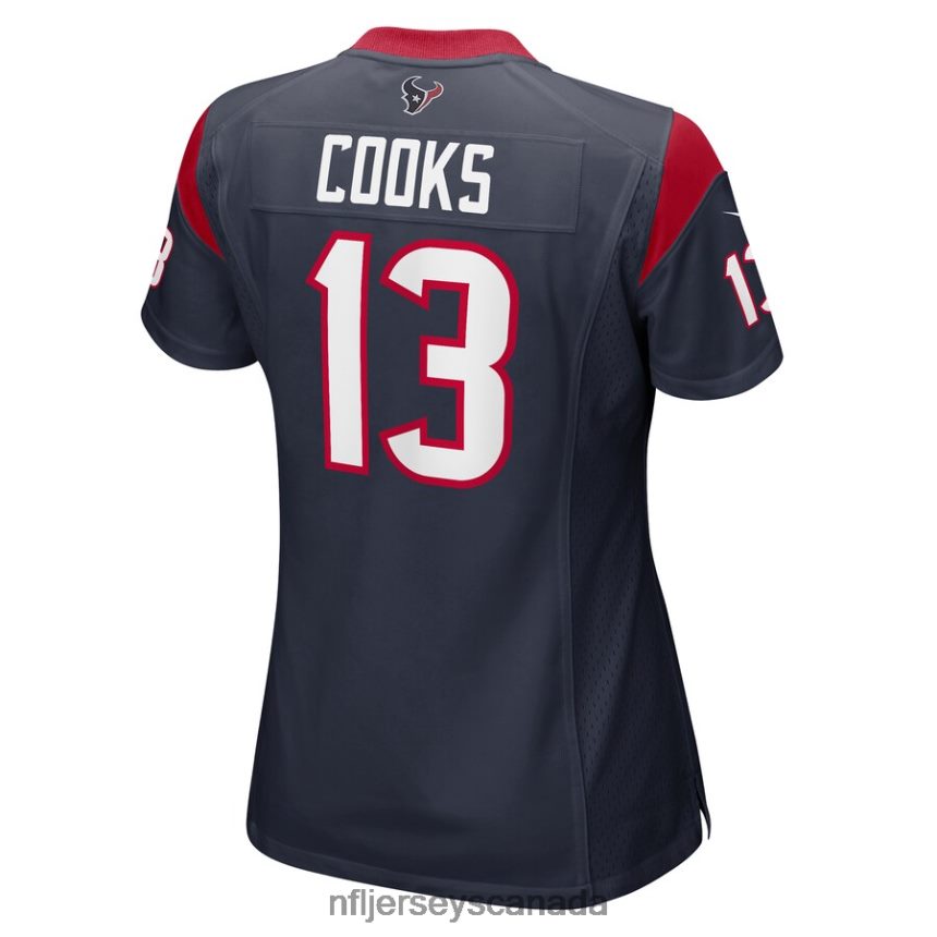 Women Houston Texans Brandin Cooks Nike Navy Game Jersey Clothing NFL TBXFR66580