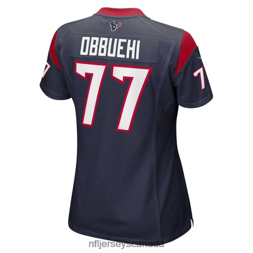 Women Houston Texans Cedric Ogbuehi Nike Navy Game Jersey Clothing NFL TBXFR66909