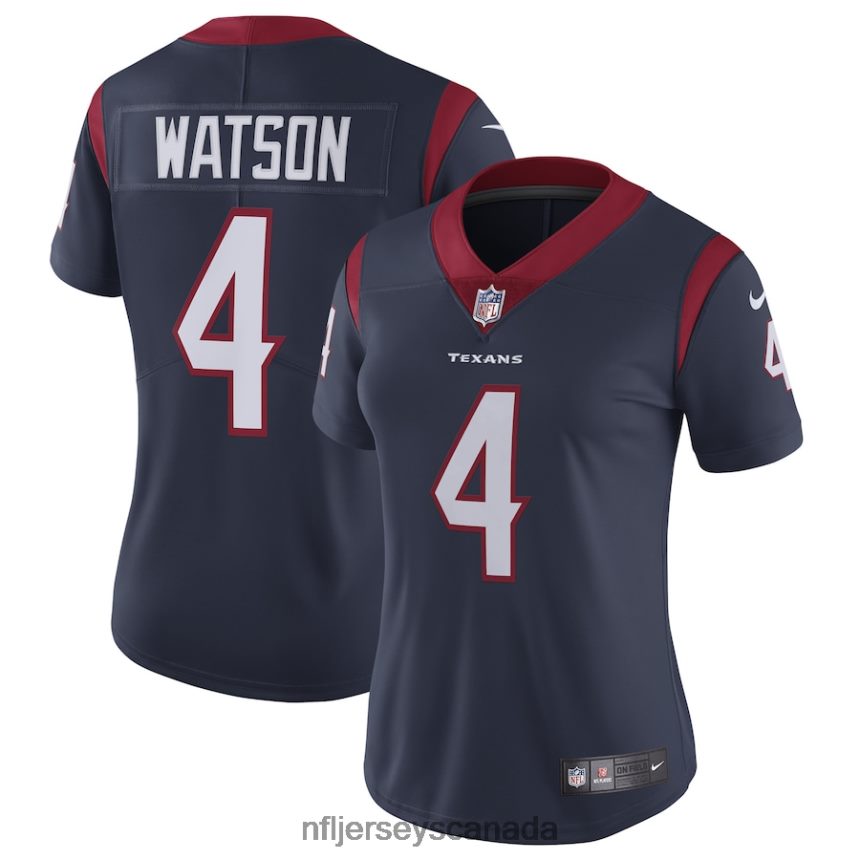 Women Houston Texans Deshaun Watson Nike Navy Vapor Untouchable Limited Jersey Clothing NFL TBXFR64889