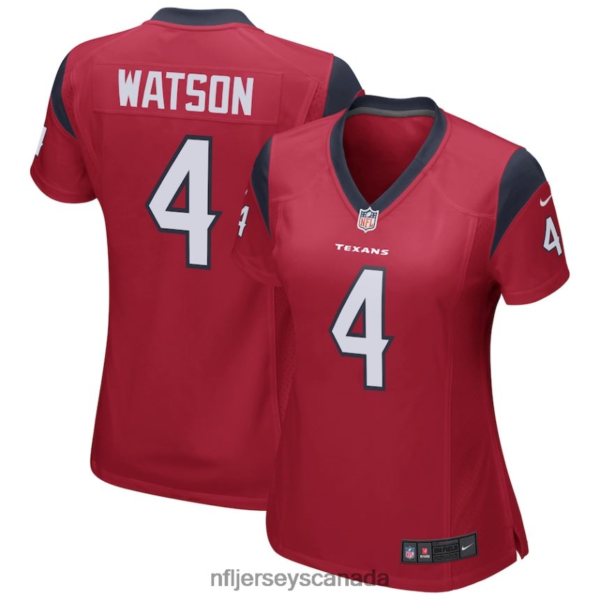 Women Houston Texans Deshaun Watson Nike Red Team Color Game Jersey Clothing NFL TBXFR63975