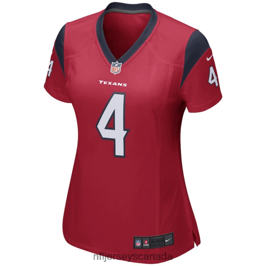 Women Houston Texans Deshaun Watson Nike Red Team Color Game Jersey Clothing NFL TBXFR63975