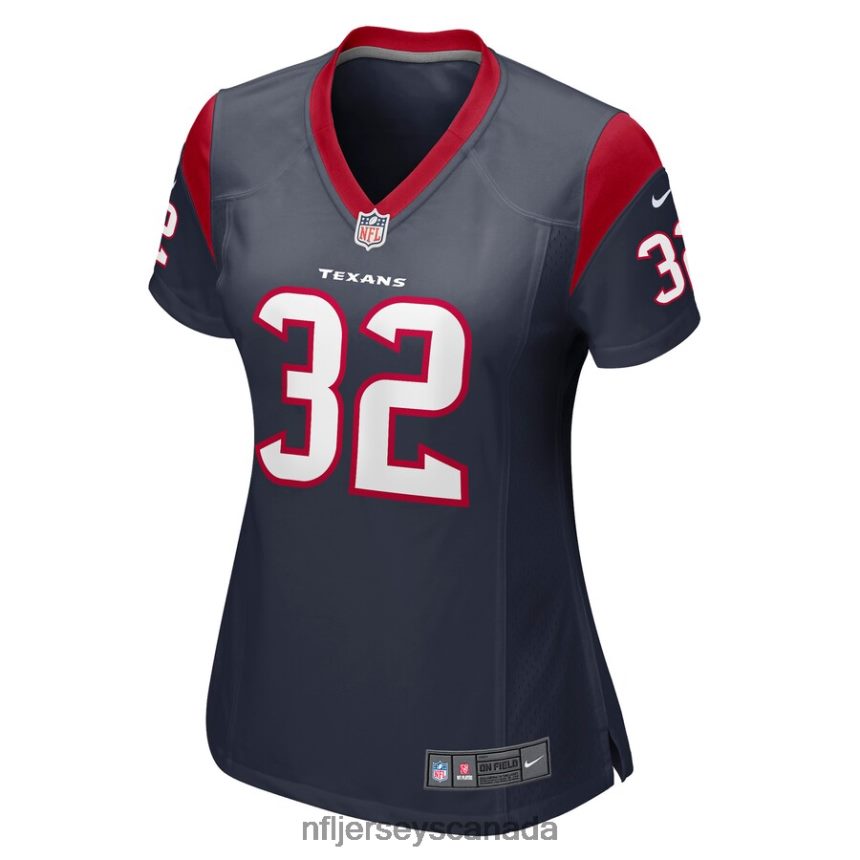 Women Houston Texans Garret Wallow Nike Navy Nike Game Jersey Clothing NFL TBXFR66312