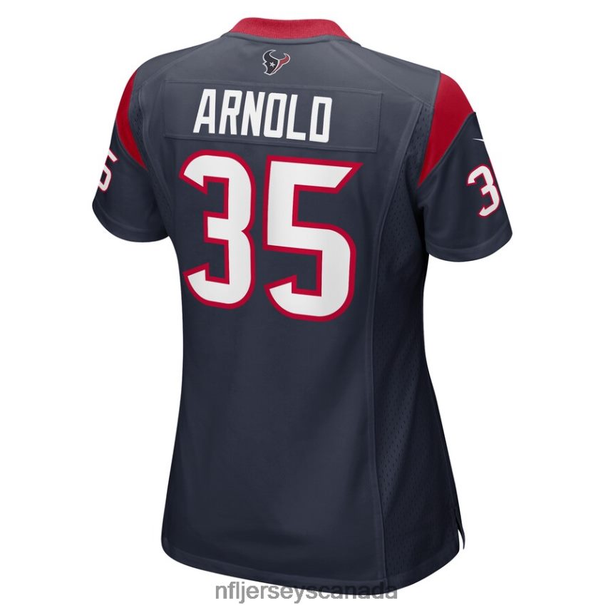 Women Houston Texans Grayland Arnold Nike Navy Game Player Jersey Clothing NFL TBXFR66887