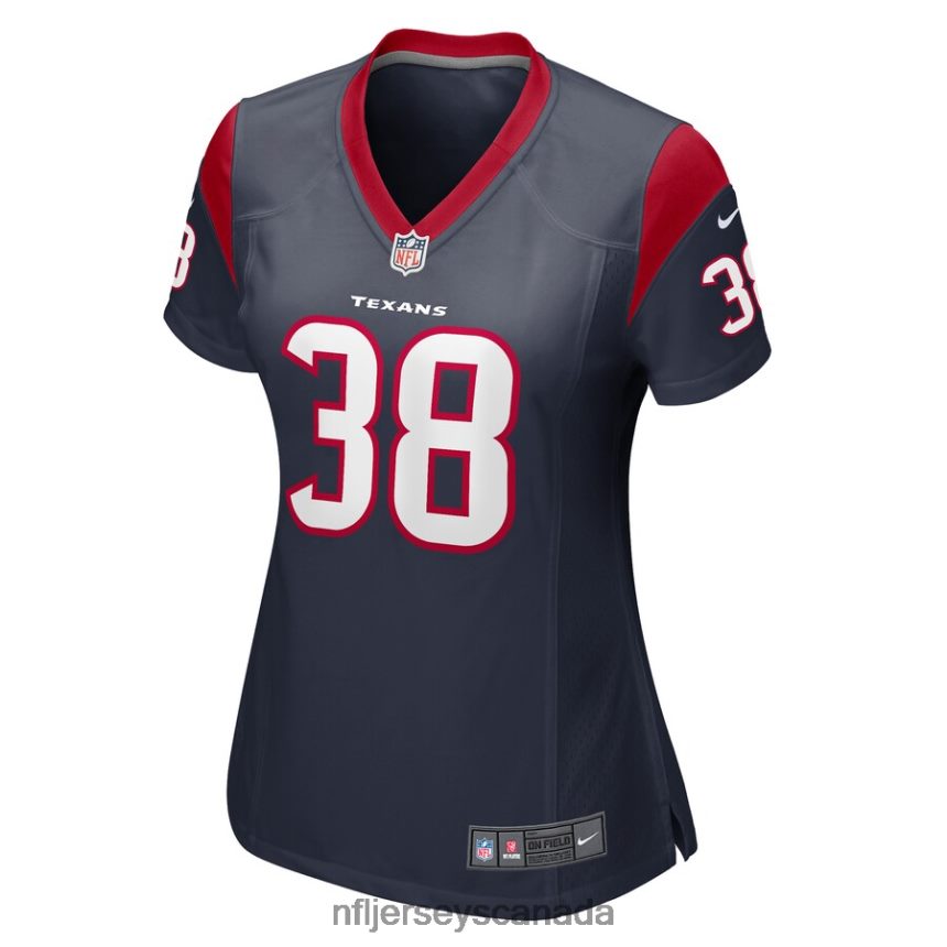 Women Houston Texans Jacobi Francis Nike Navy Game Player Jersey Clothing NFL TBXFR66395