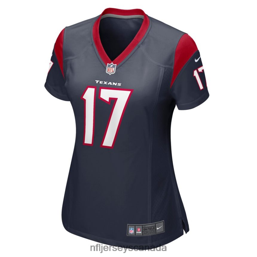 Women Houston Texans Jalen Camp Nike Navy Game Player Jersey Clothing NFL TBXFR66768