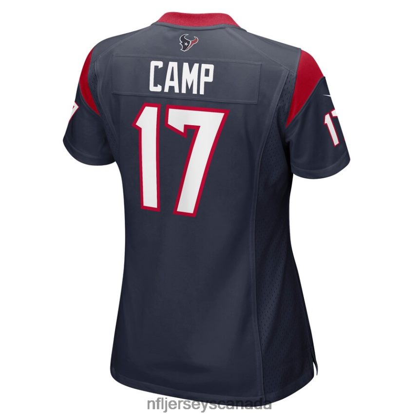 Women Houston Texans Jalen Camp Nike Navy Game Player Jersey Clothing NFL TBXFR66768