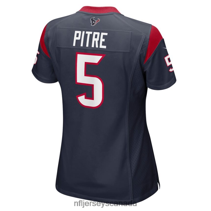 Women Houston Texans Jalen Pitre Nike Navy Game Player Jersey Clothing NFL TBXFR61926