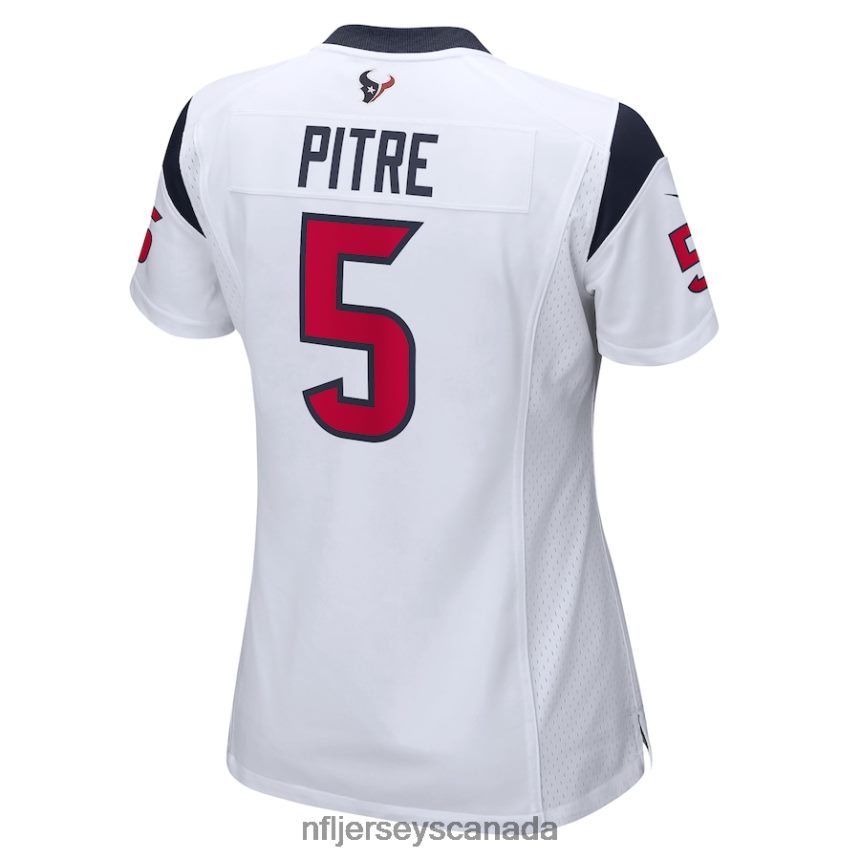 Women Houston Texans Jalen Pitre Nike White Game Player Jersey Clothing NFL TBXFR63516