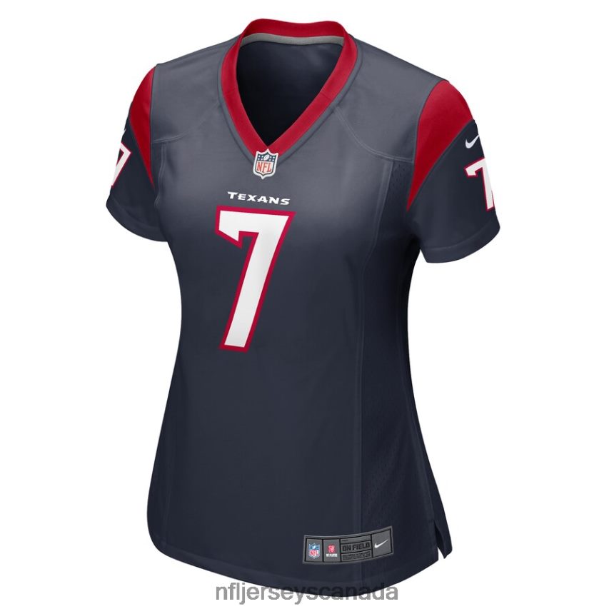Women Houston Texans Ka\imi Fairbairn Nike Navy Game Jersey Clothing NFL TBXFR66281
