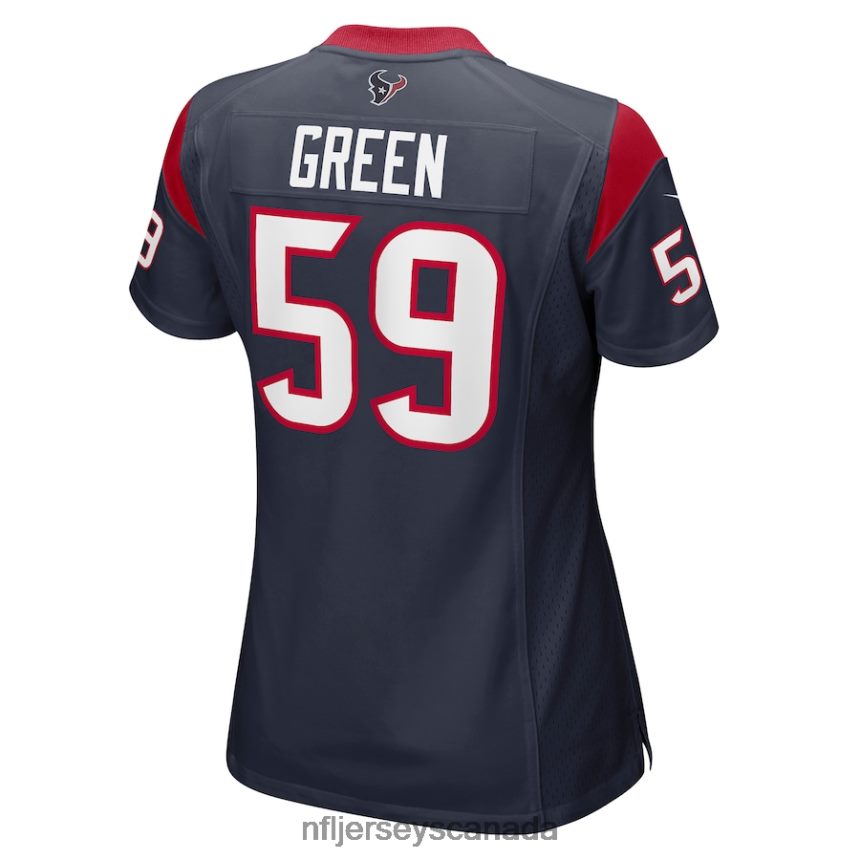 Women Houston Texans Kenyon Green Nike Navy Game Player Jersey Clothing NFL TBXFR64587