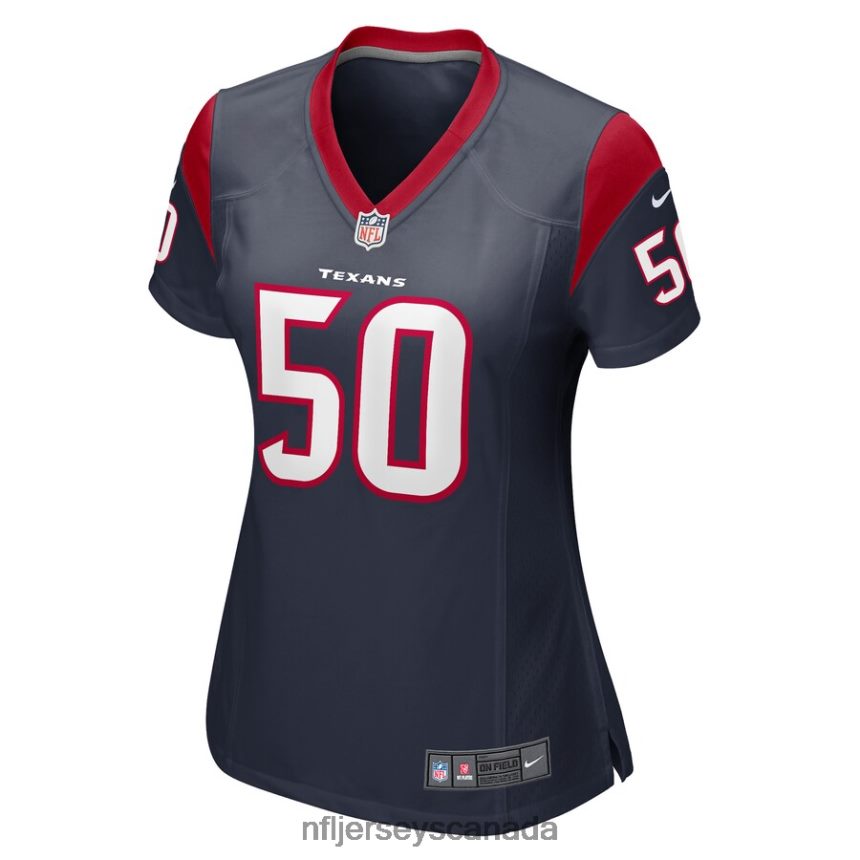 Women Houston Texans Michael Dwumfour Nike Navy Game Player Jersey Clothing NFL TBXFR66529