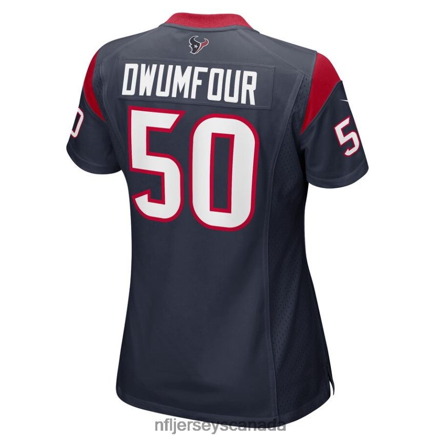 Women Houston Texans Michael Dwumfour Nike Navy Game Player Jersey Clothing NFL TBXFR66529