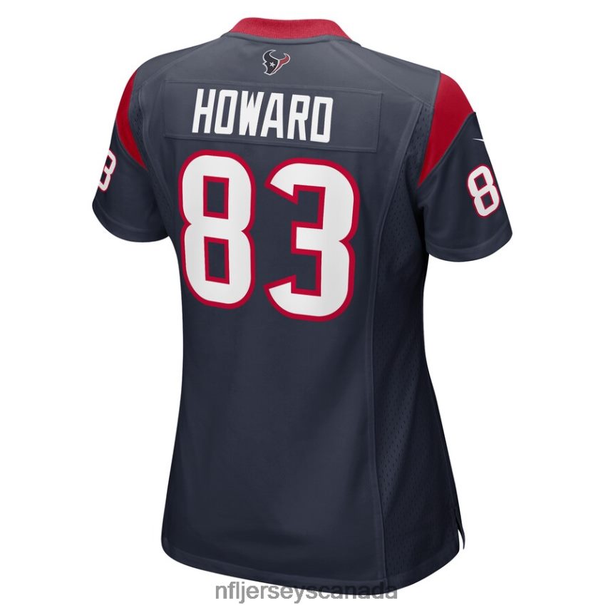 Women Houston Texans OJ Howard Nike Navy Game Player Jersey Clothing NFL TBXFR67084