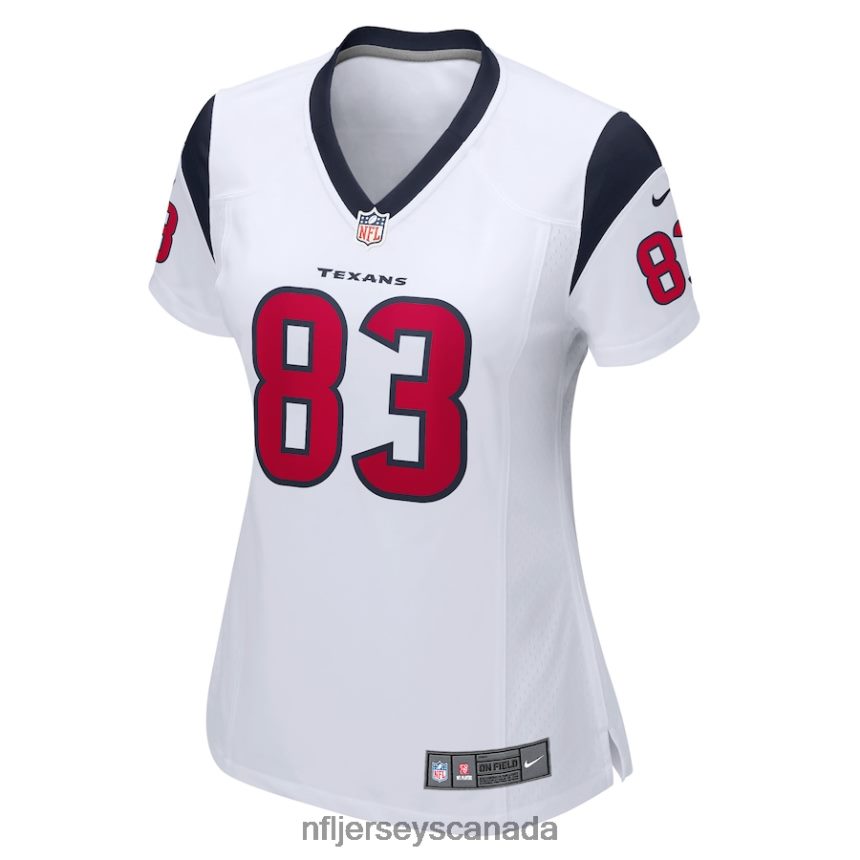 Women Houston Texans OJ Howard Nike White Game Player Jersey Clothing NFL TBXFR65078