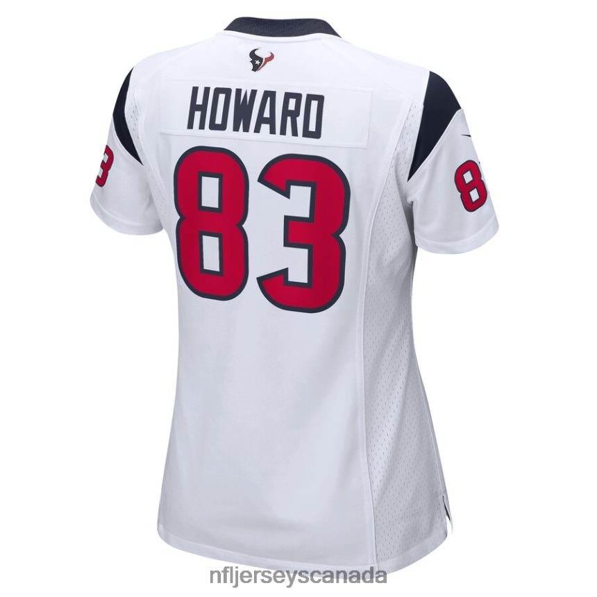 Women Houston Texans OJ Howard Nike White Game Player Jersey Clothing NFL TBXFR65078
