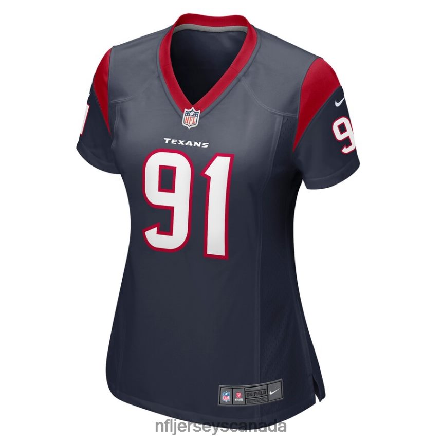 Women Houston Texans Roy Lopez Nike Navy Player Game Jersey Clothing NFL TBXFR66917