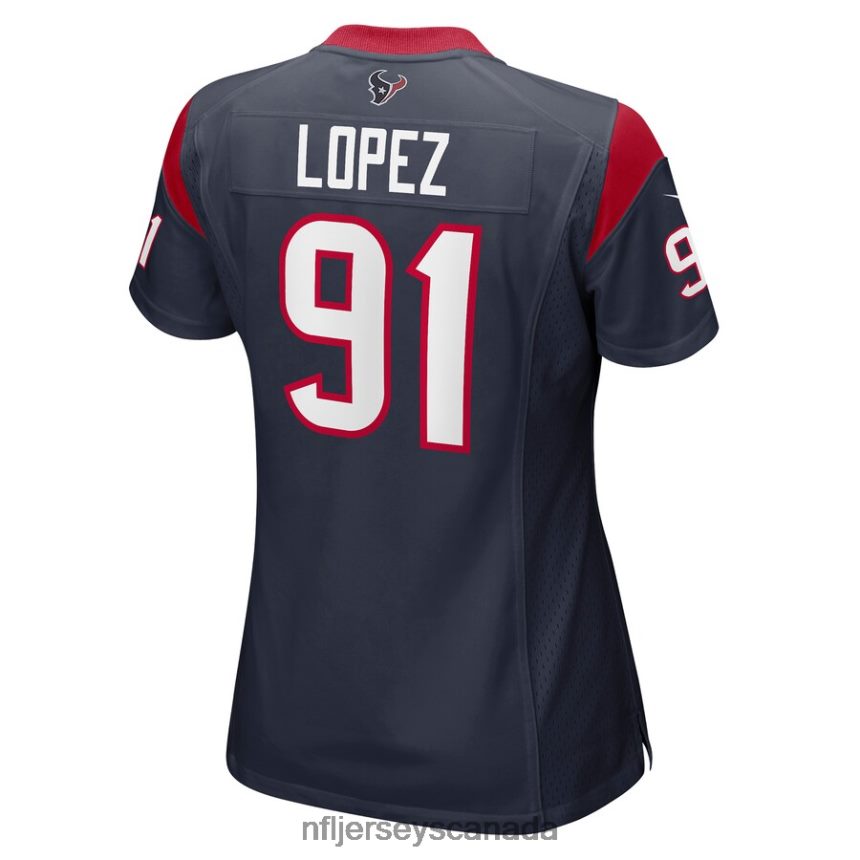 Women Houston Texans Roy Lopez Nike Navy Player Game Jersey Clothing NFL TBXFR66917