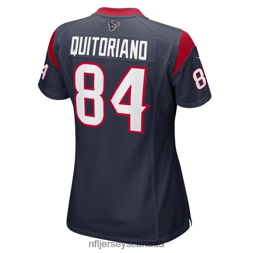 Women Houston Texans Teagan Quitoriano Nike Navy Game Player Jersey Clothing NFL TBXFR66720