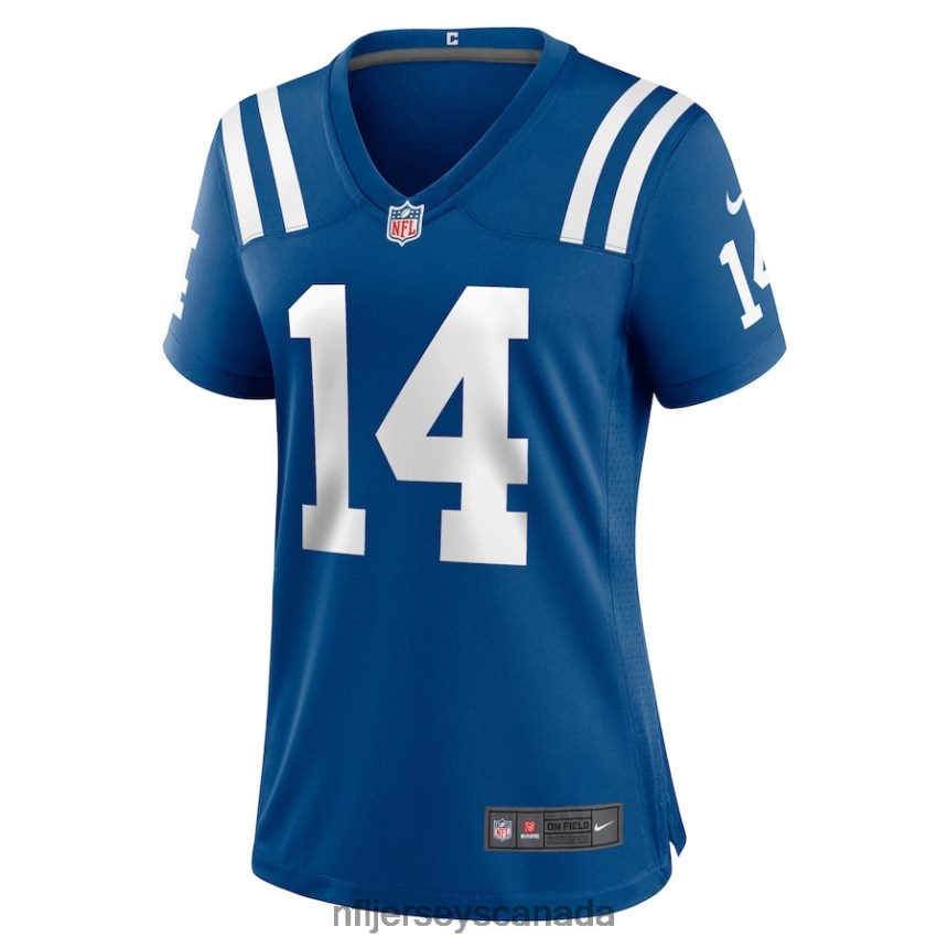 Women Indianapolis Colts Alec Pierce Nike Royal Player Game Jersey Clothing NFL TBXFR64251