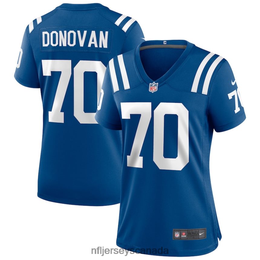 Women Indianapolis Colts Art Donovan Nike Royal Game Retired Player Jersey Clothing NFL TBXFR65096