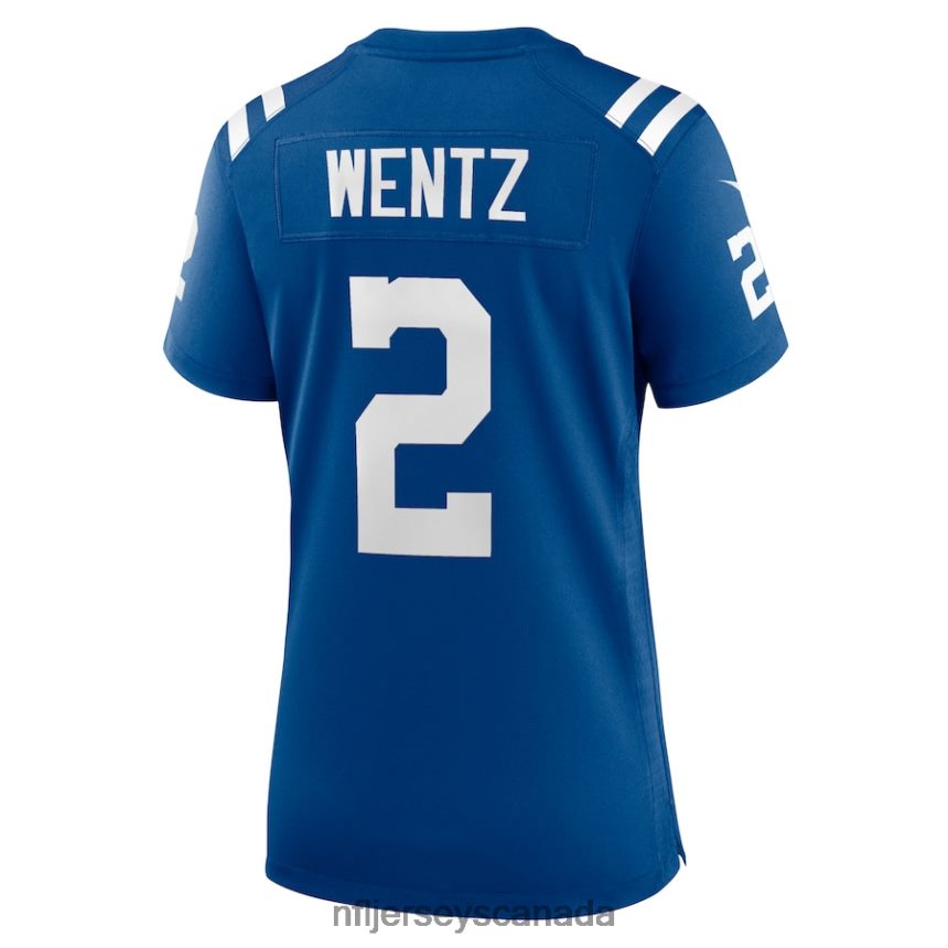 Women Indianapolis Colts Carson Wentz Nike Royal Game Jersey Clothing NFL TBXFR62883