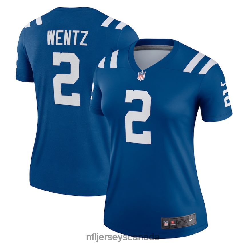 Women Indianapolis Colts Carson Wentz Nike Royal Legend Jersey Clothing NFL TBXFR62606
