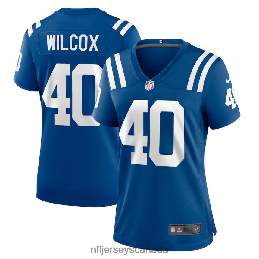 Women Indianapolis Colts Chris Wilcox Nike Royal Game Jersey Clothing NFL TBXFR65057