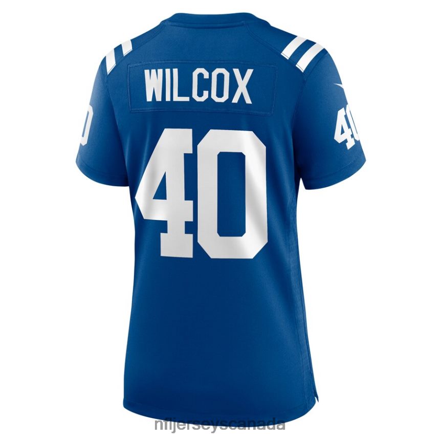 Women Indianapolis Colts Chris Wilcox Nike Royal Game Jersey Clothing NFL TBXFR65057