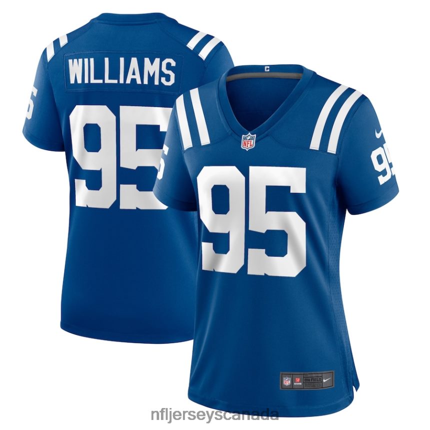 Women Indianapolis Colts Chris Williams Nike Royal Game Player Jersey Clothing NFL TBXFR64811