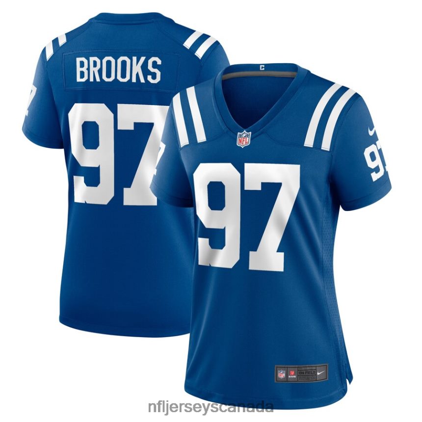 Women Indianapolis Colts Curtis Brooks Nike Royal Player Game Jersey Clothing NFL TBXFR66518