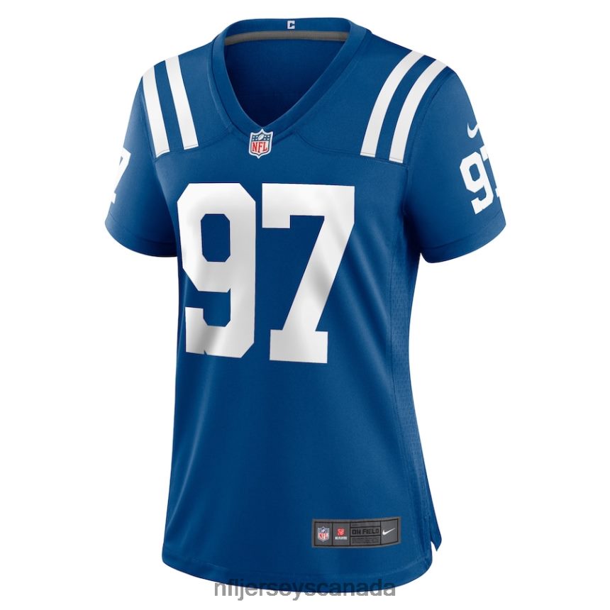Women Indianapolis Colts Curtis Brooks Nike Royal Player Game Jersey Clothing NFL TBXFR66518