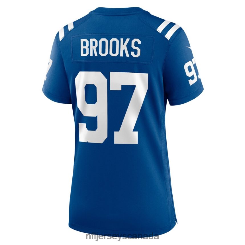 Women Indianapolis Colts Curtis Brooks Nike Royal Player Game Jersey Clothing NFL TBXFR66518