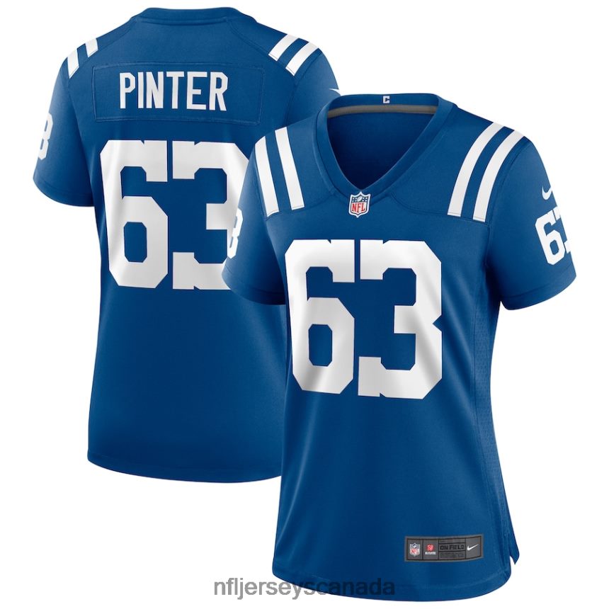 Women Indianapolis Colts Danny Pinter Nike Royal Game Jersey Clothing NFL TBXFR63990