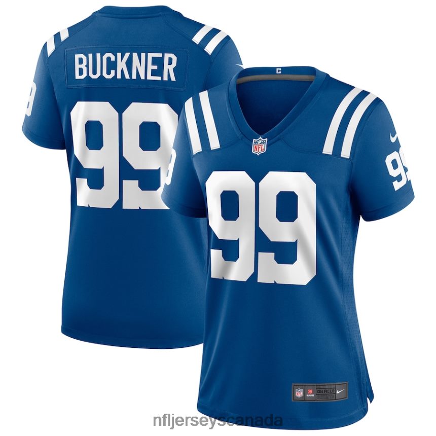 Women Indianapolis Colts DeForest Buckner Nike Royal Game Player Jersey Clothing NFL TBXFR63983