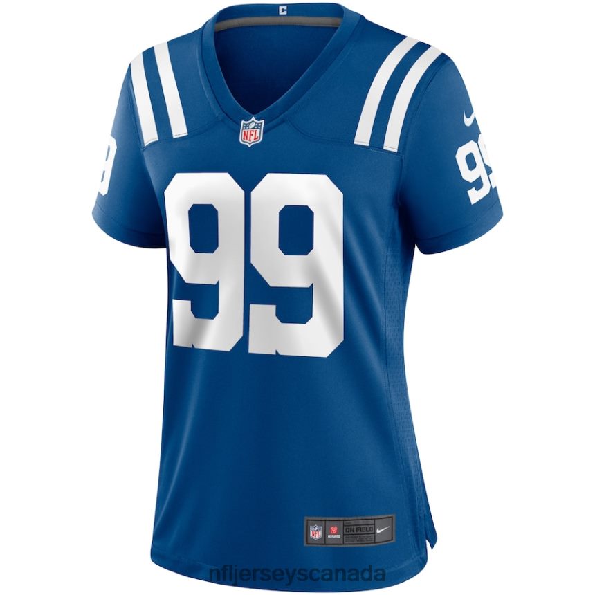 Women Indianapolis Colts DeForest Buckner Nike Royal Game Player Jersey Clothing NFL TBXFR63983
