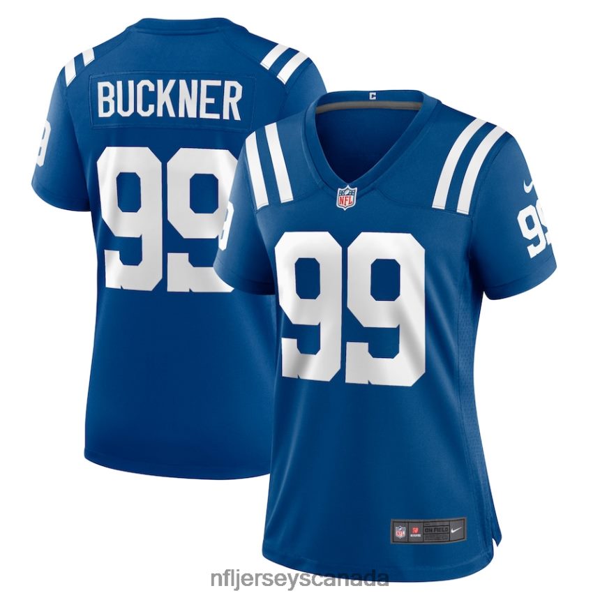 Women Indianapolis Colts DeForest Buckner Nike Royal Nike Game Jersey Clothing NFL TBXFR65007