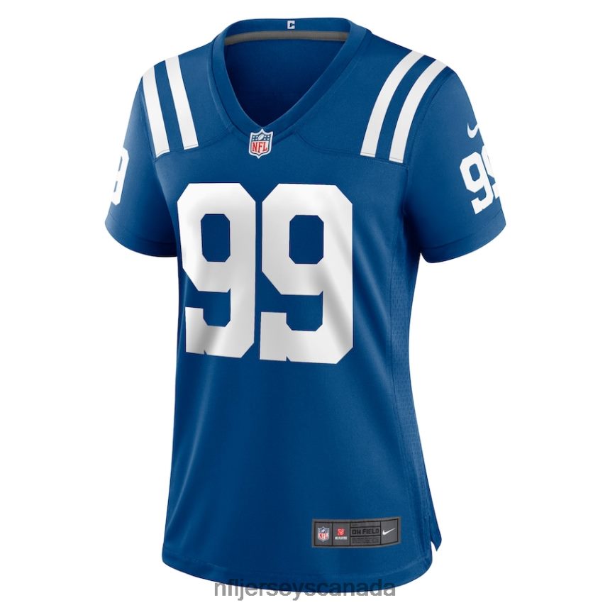 Women Indianapolis Colts DeForest Buckner Nike Royal Nike Game Jersey Clothing NFL TBXFR65007