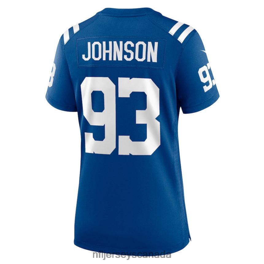 Women Indianapolis Colts Eric Johnson Nike Royal Player Game Jersey Clothing NFL TBXFR66258