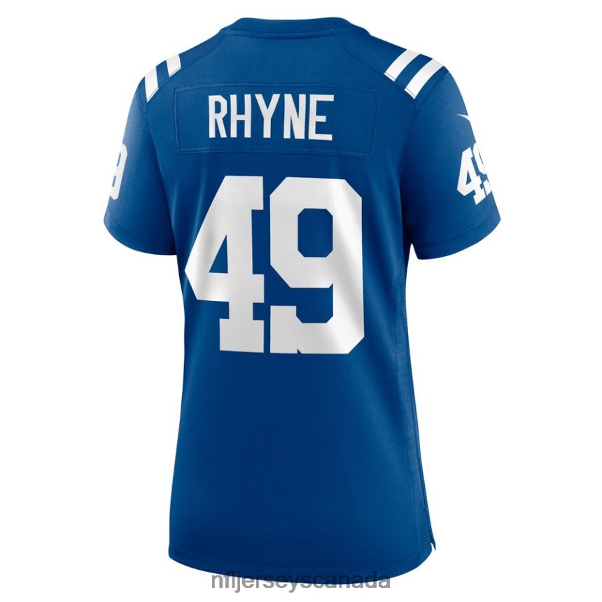 Women Indianapolis Colts Forrest Rhyne Nike Royal Game Player Jersey Clothing NFL TBXFR66638
